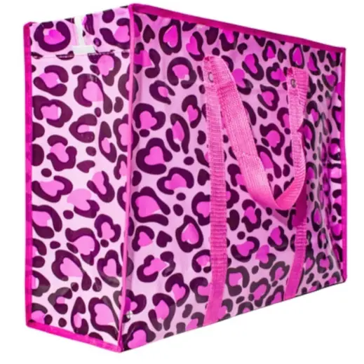 Leopard Print Shopper Bag Side